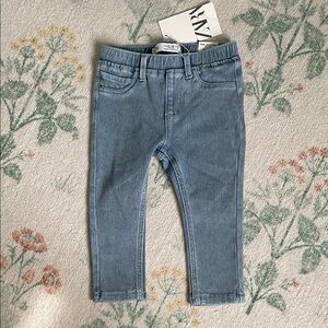 Zara Kids Light Blue Denim Jeggings - Stretch Slim